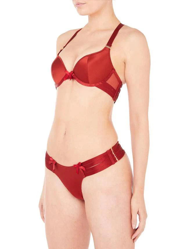 Push Up Bra: Burnt Red - Image 3